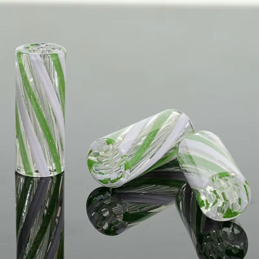 Purple Green Gold Tip