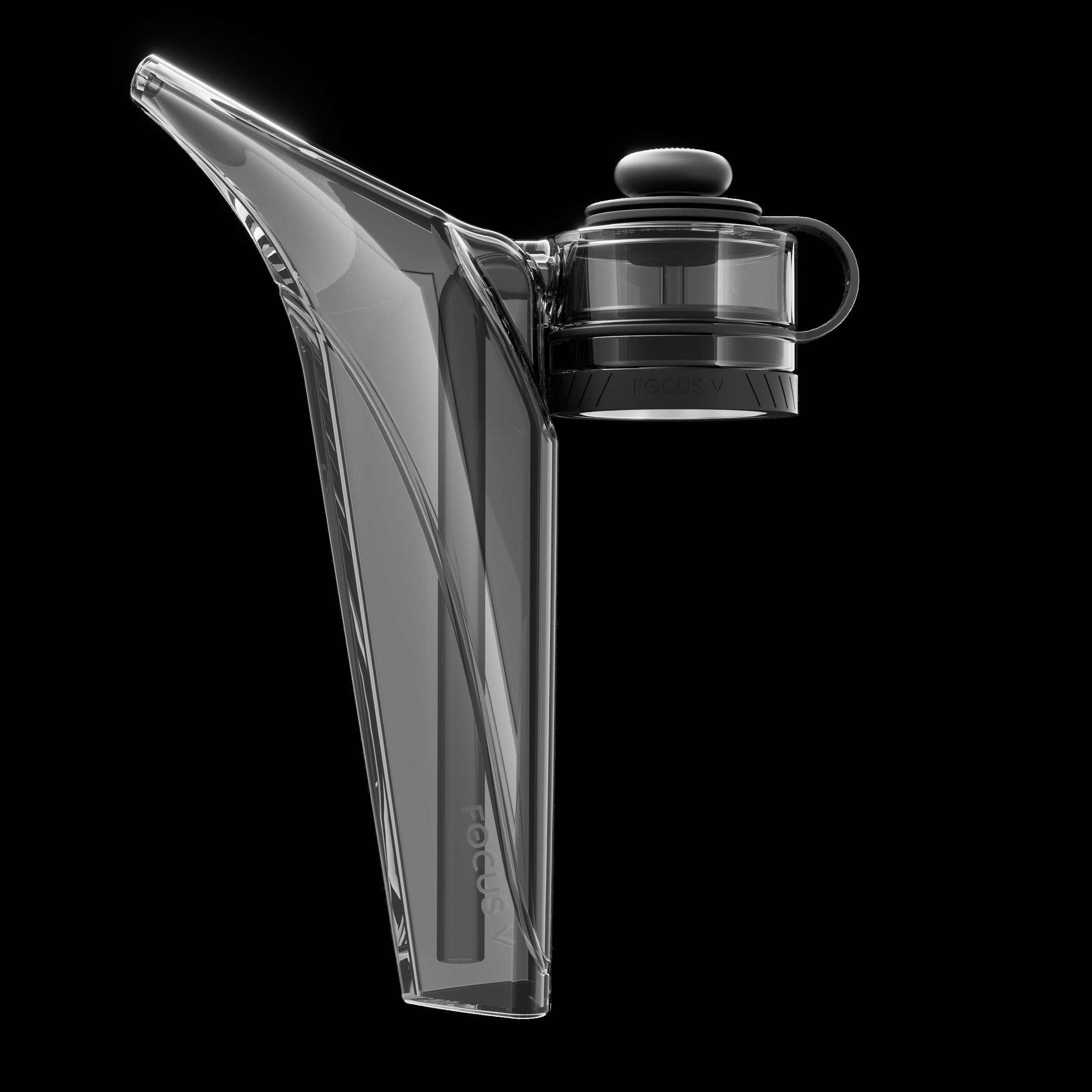 Focus V Aeris Bubbler - Black (Smoke)